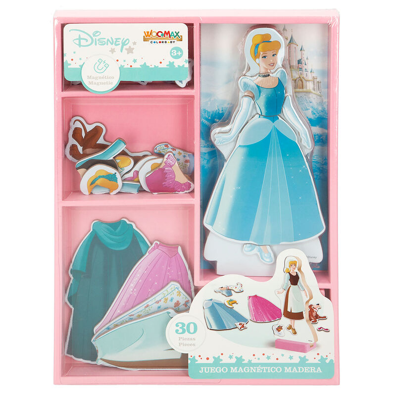 Juego magnetico madera vestidos Cenicienta Disney_0