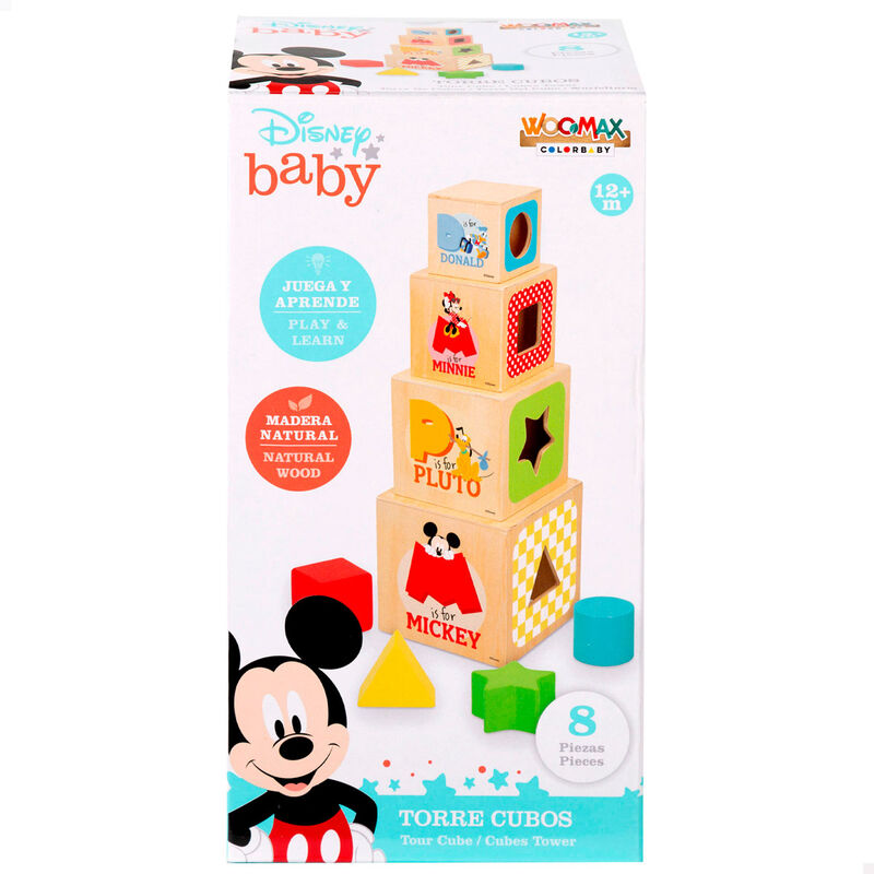 Torre cubos madera Disney_0