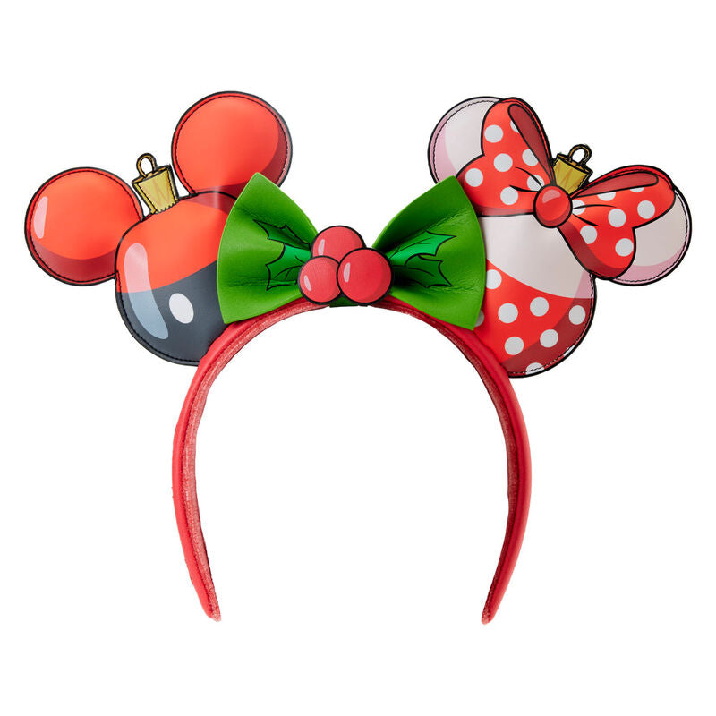 Diadema Orejas Navidad Mickey & Minnie Disney Loungefly_0