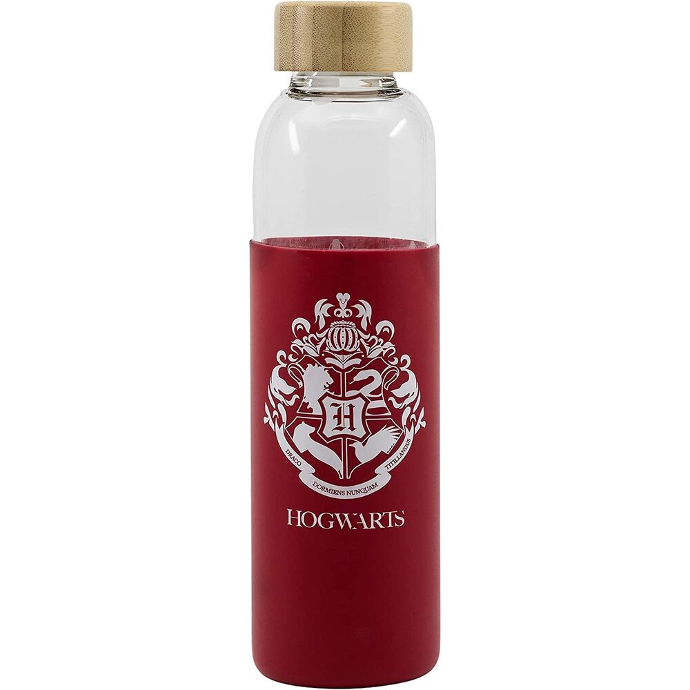 Botella cristal Harry Potter funda silicona 585ml_0