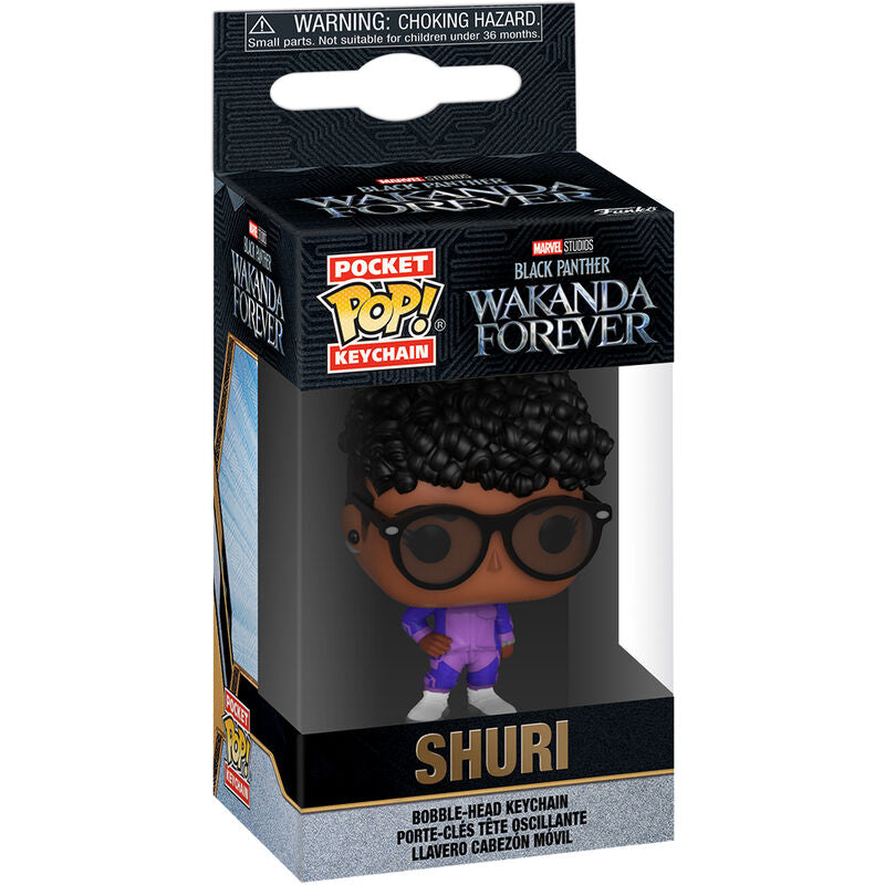 Llavero Pocket POP Marvel Black Panther Wakanda Forever Shuri_0