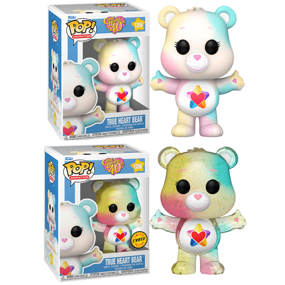 Pack 6 figuras POP Care Bears 40th Anniversary True Heart Bear 5 + 1 Chase_0