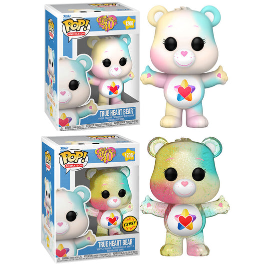 Pack 6 figuras POP Care Bears 40th Anniversary True Heart Bear 5 + 1 Chase_0