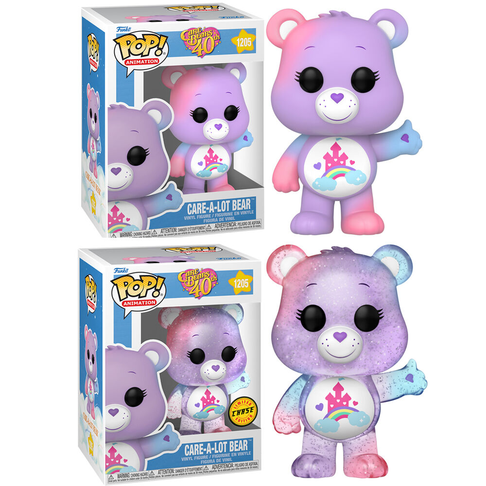 Pack 6 figuras POP Care Bears 40th Anniversary Care a Lot Bear 5 + 1 Chase_0