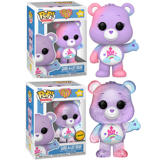 Pack 6 figuras POP Care Bears 40th Anniversary Care a Lot Bear 5 + 1 Chase_0