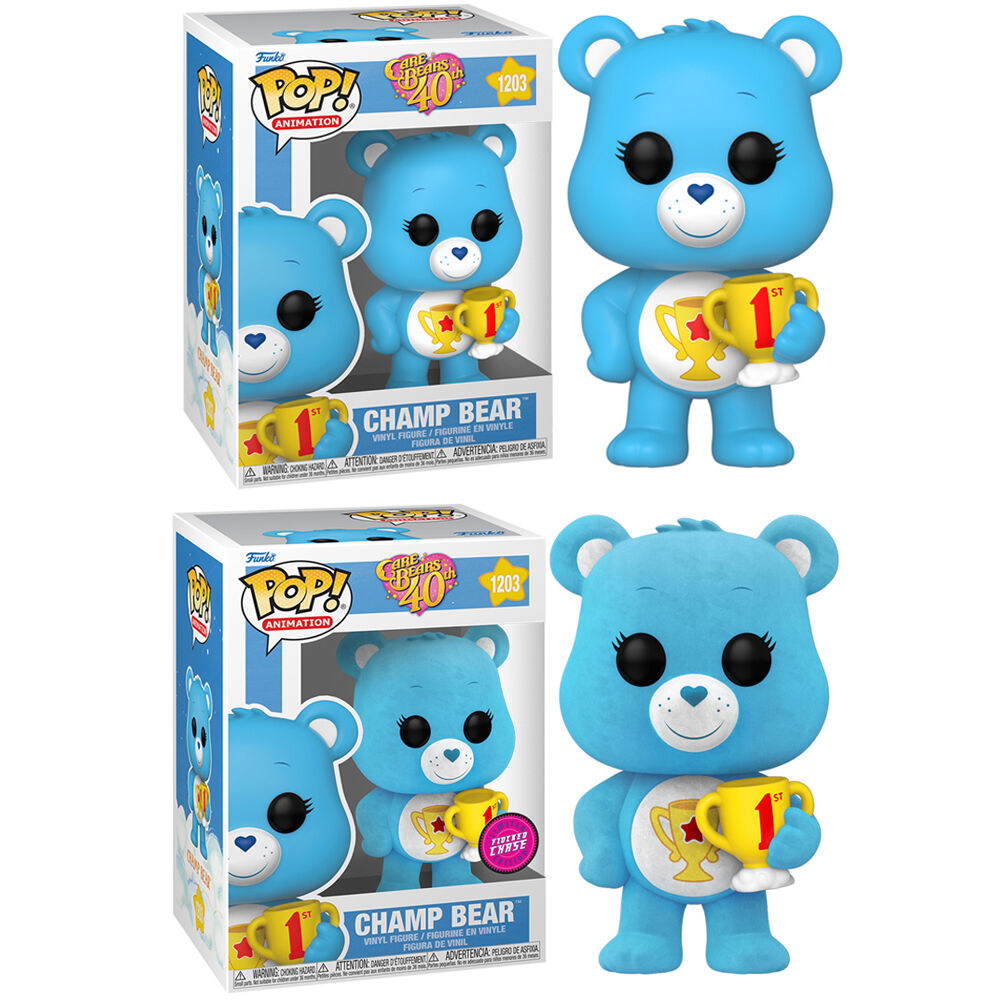 Pack 6 figuras POP Care Bears 40th Anniversary Champ Bear 5 + 1 Chase_0