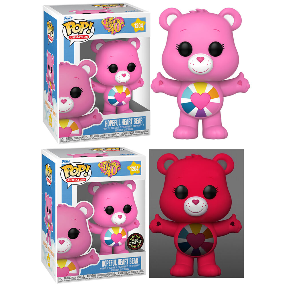 Pack 6 figuras POP Care Bears 40th Anniversary Hopeful Heart Bear 5 + 1 Chase_0