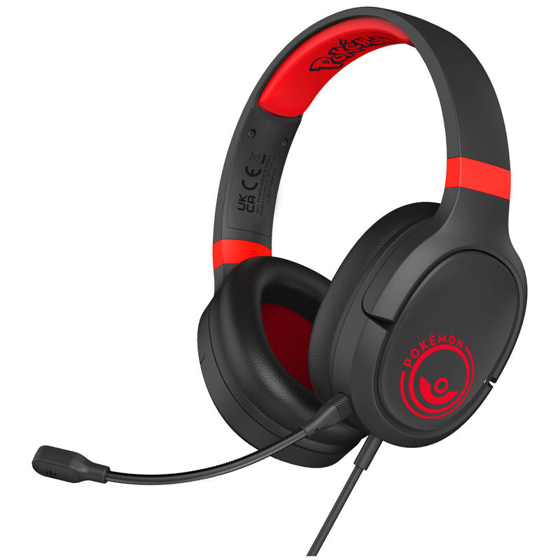 Auriculares gaming Pokeball Black and Red Pokemon_0