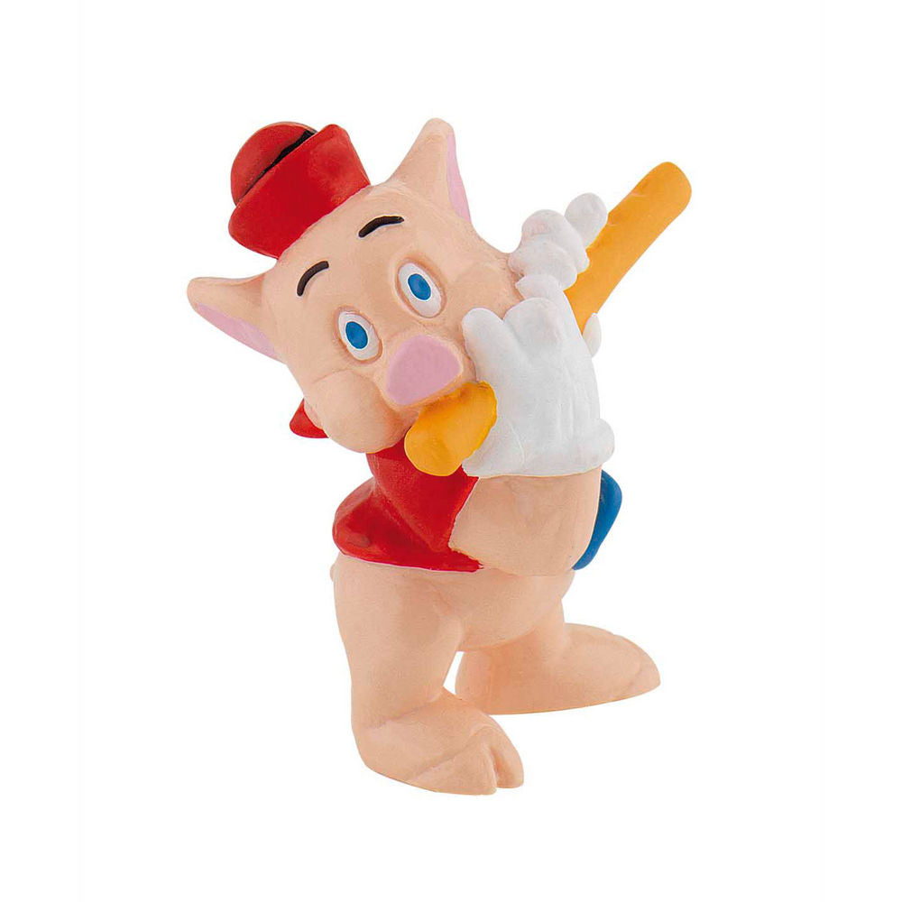 Figura Cerdito Flauta Los 3 Cerditos 5cm_0