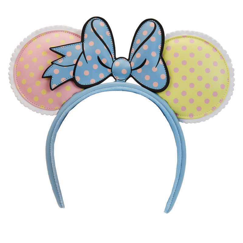 Diadema orejas Pastel Polka Dot Minnie Mouse Disney_0