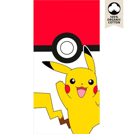 Toalla Pikachu Pokeball Pokemon algodon_0