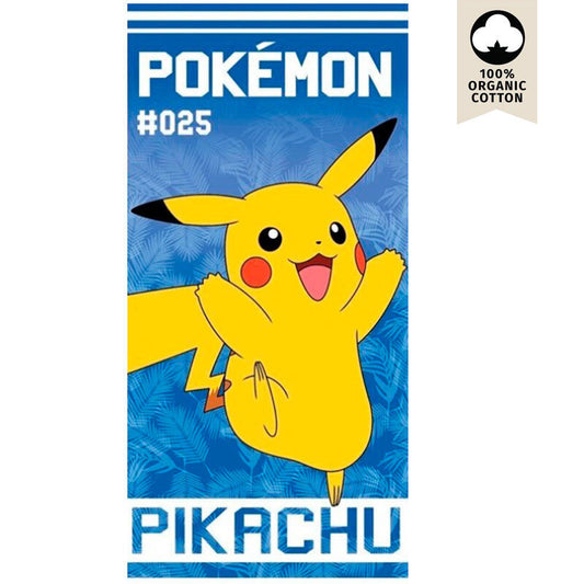 Toalla Pikachu Pokemon algodon_0
