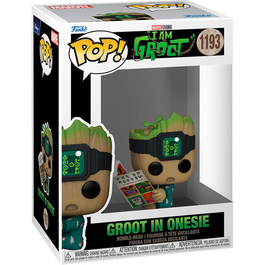 Figura POP Marvel I am Groot - Groot in Onesie_0