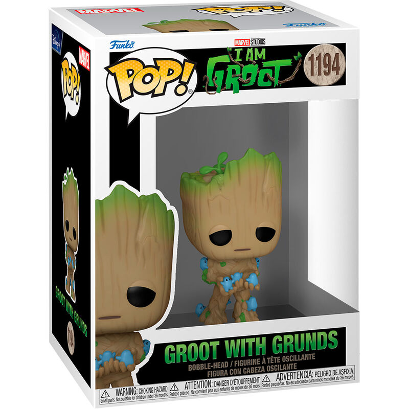 Figura POP Marvel I am Groot - Groot with Grunds_0