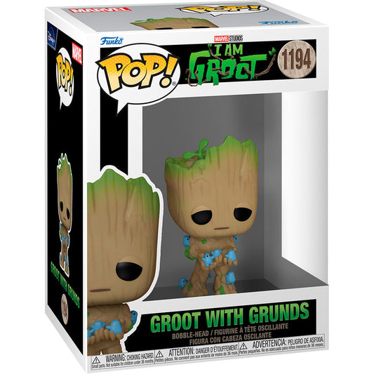 Figura POP Marvel I am Groot - Groot with Grunds_0