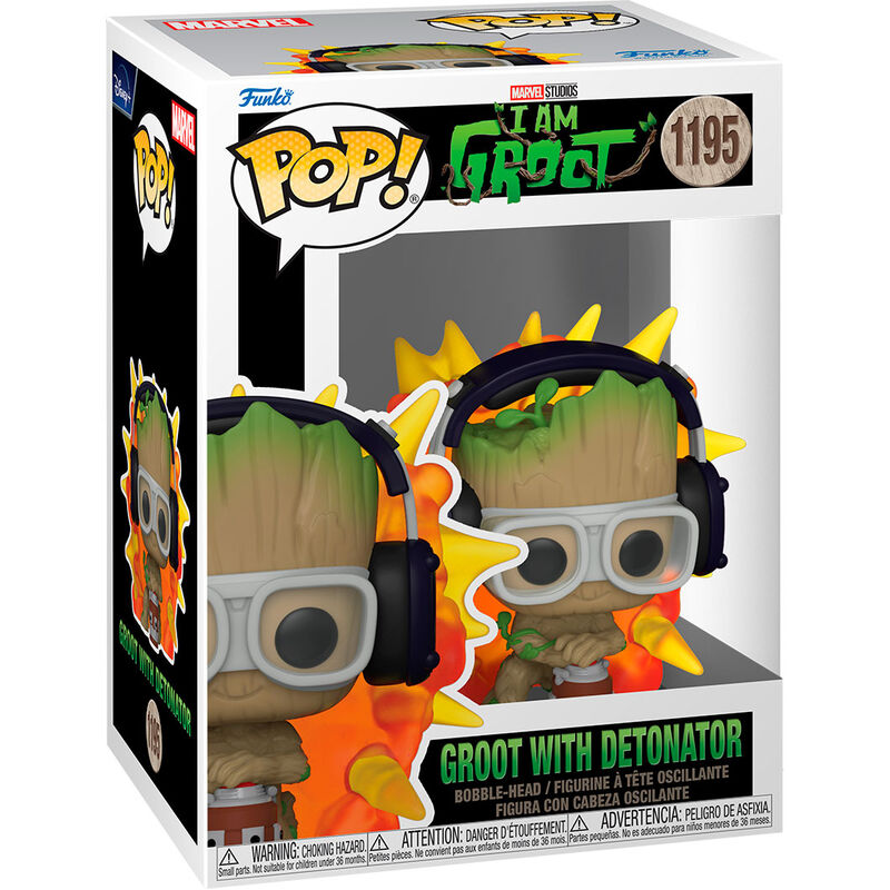 Figura POP Marvel I am Groot - Groot with Detonator_0