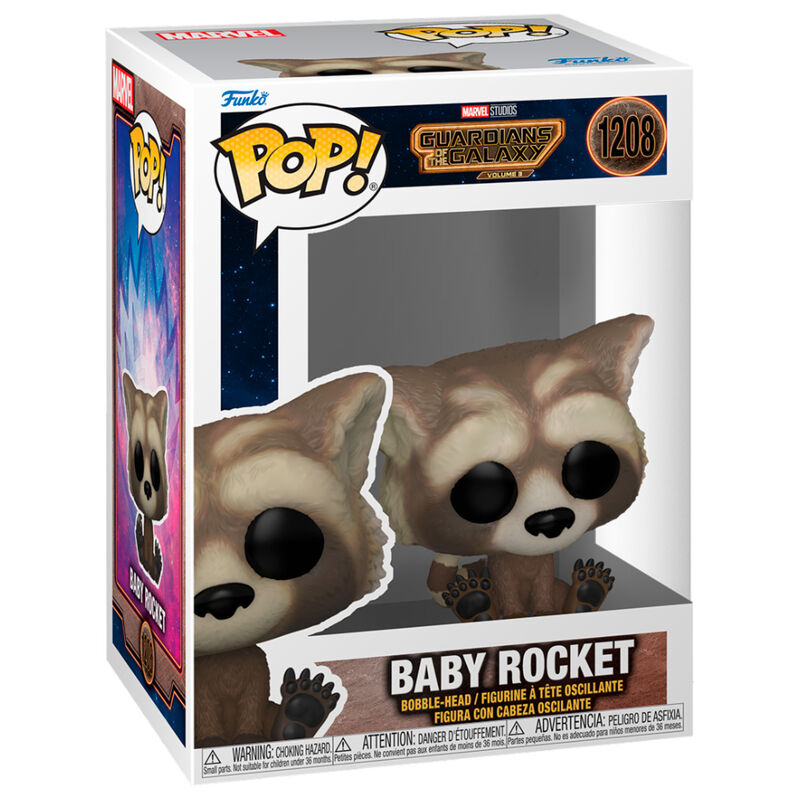 Figura POP Marvel Guardianes de la Galaxia 3 Baby Rocket_0