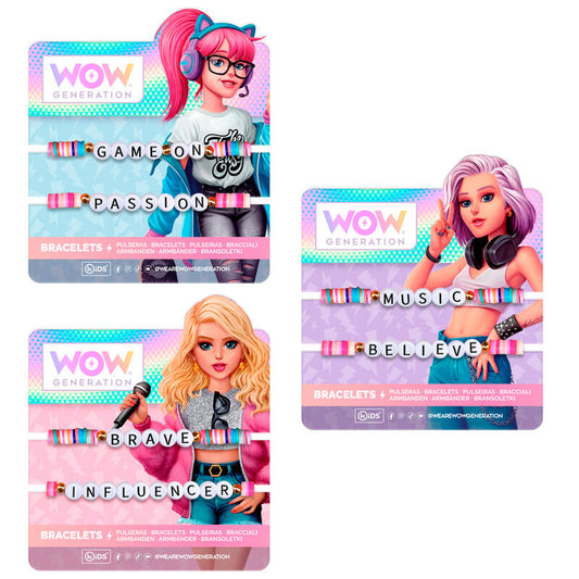 Pulsera mensaje Wow Generation surtido_0