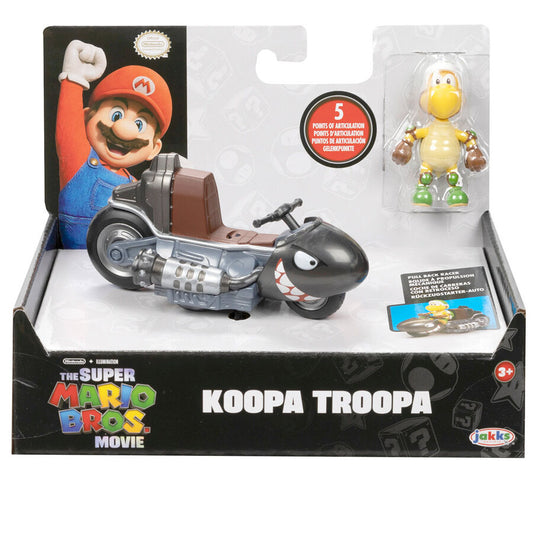 Figura Koopa Troopa Kart La Pelicula Mario Kart 6cm_0