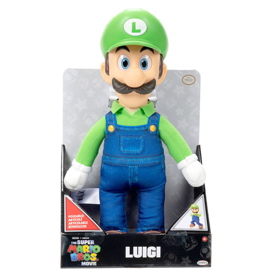 Peluche Luigi La Pelicula Super Mario Bros 30cm_0