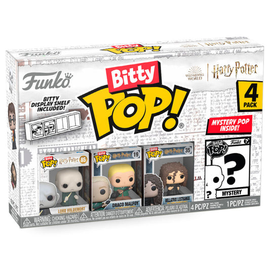 Blister 4 figuras Bitty POP Harry Potter Voldemort_0