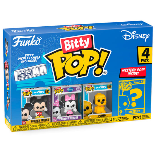 Blister 4 figuras Bitty POP Disney Mickey_0