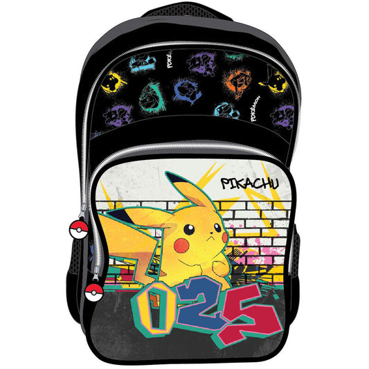 Mochila Pikachu Pokemon 42cm adaptable_0
