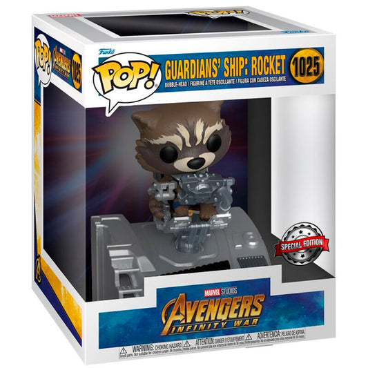 Figura POP Deluxe Marvel Guardianes de la Galaxia Guardians Ship Rocket Exclusive_0