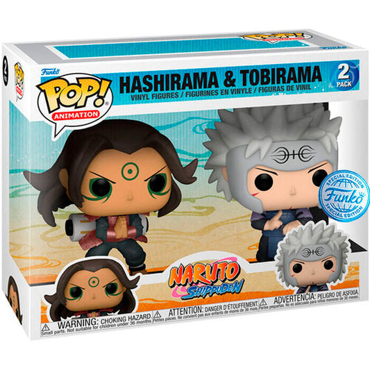 Blister 2 figuras POP Naruto Shippuden Hashirama & Tobirama Exclusive_0