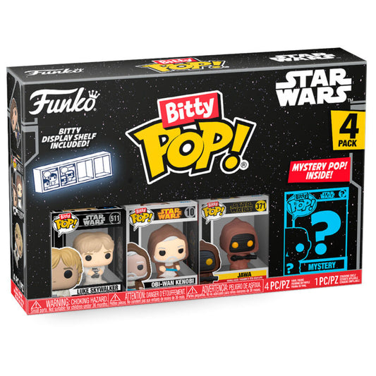 Blister 4 figuras Bitty POP Star Wars Luke_0