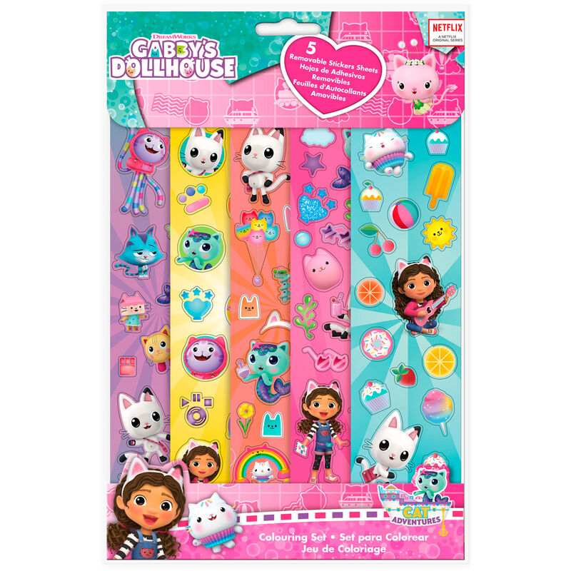 Set pegatinas La Casa de MuÃ±ecas de Gabby_0