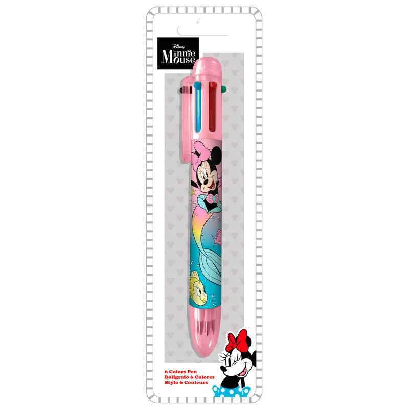 Boligrafo 6 colores Minnie Disney_0