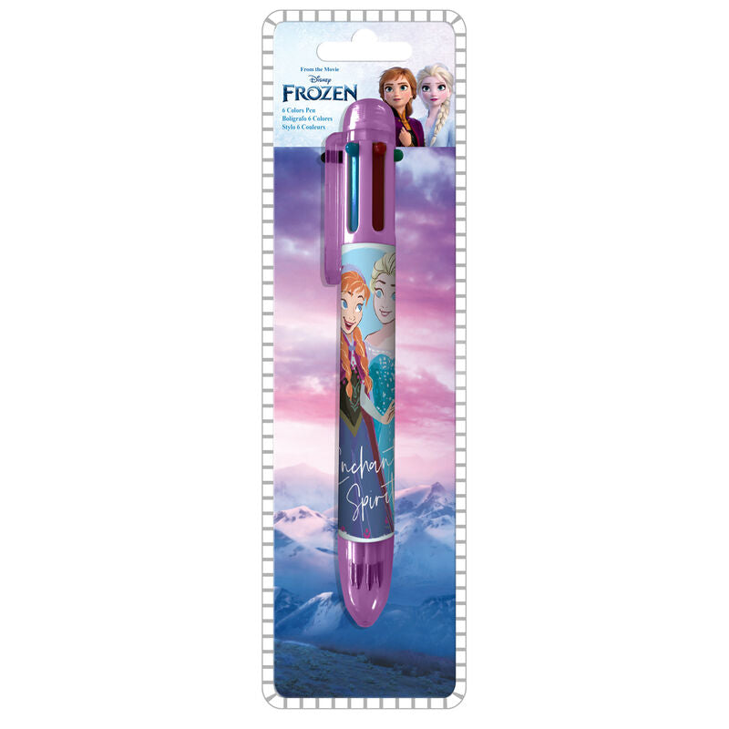 Boligrafo 6 colores Frozen II Disney_0