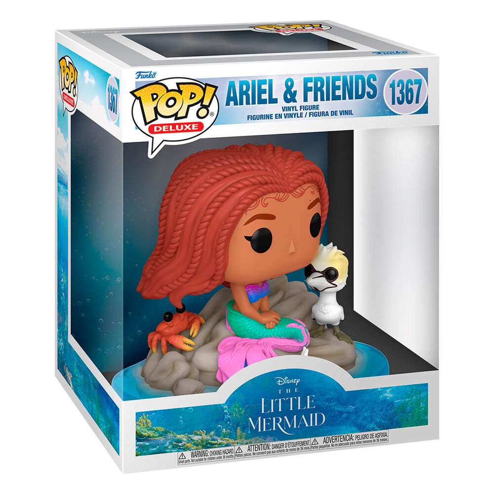 Figura POP Deluxe Disney La Sirenita Ariel & Friends_0