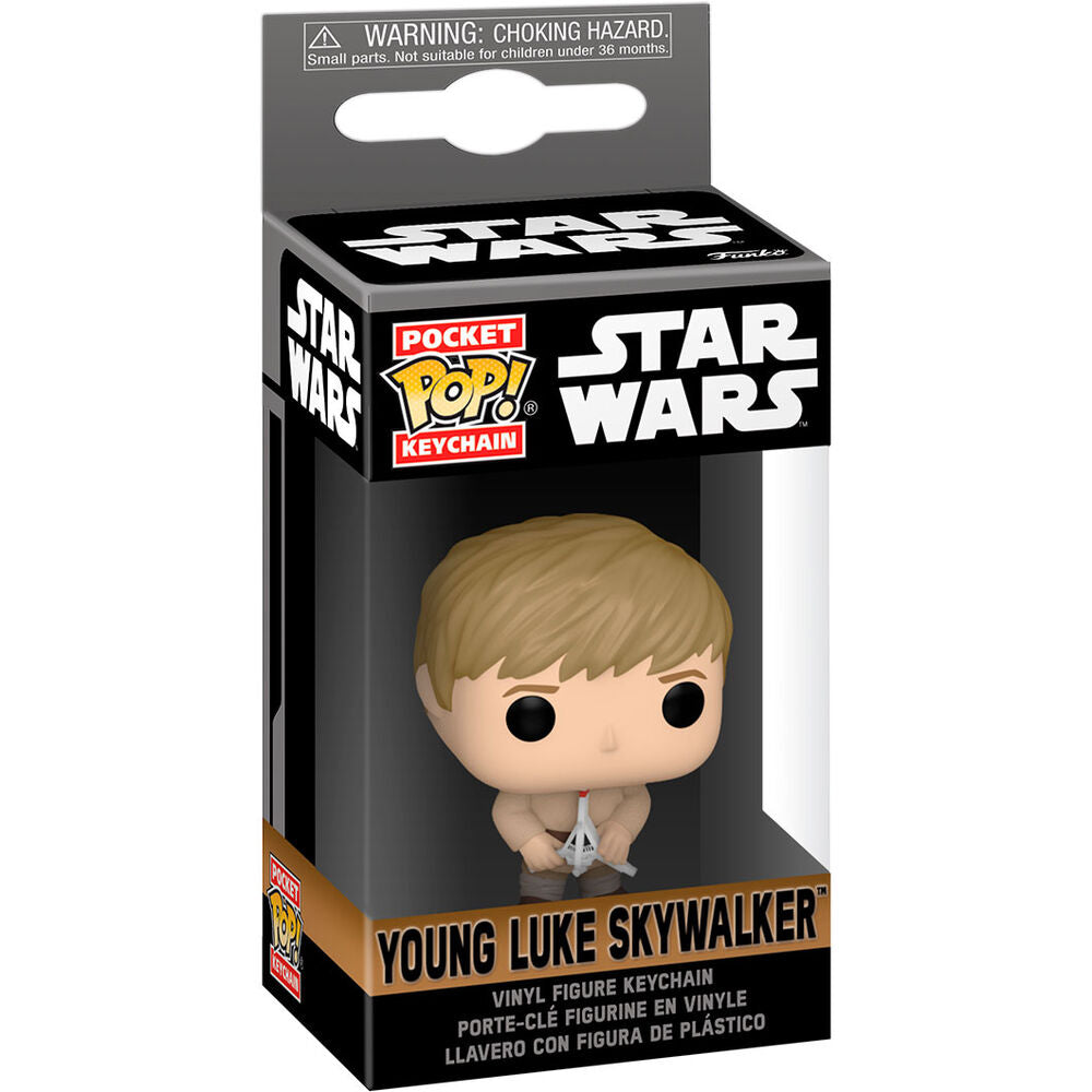 Llavero Pocket POP Star Wars Obi-Wan Kenobi 2 Young Luke Skywalker_0