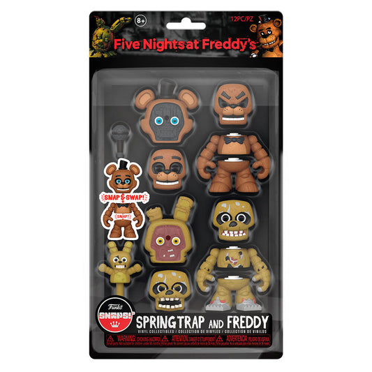 Blister 2 figuras Snaps! Five Nights at Freddys Springtrap and Freddy_0
