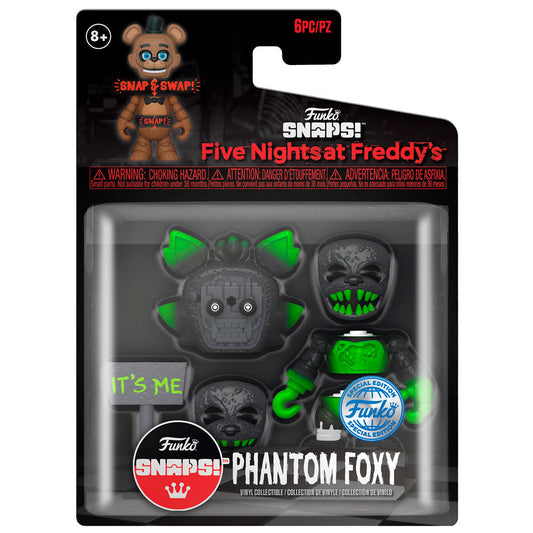 Figura Snaps! Five Nights at Freddys Phantom Foxy Exclusive_0