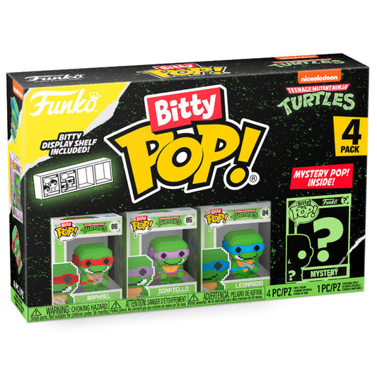Blister 4 figuras Bitty POP Tortugas Ninja Blit_0