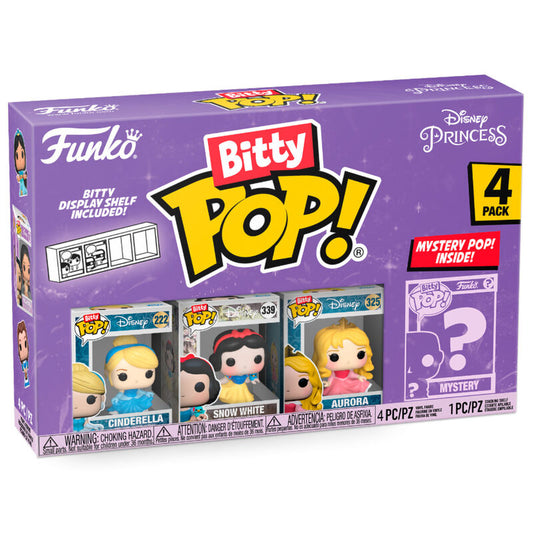 Blister 4 figuras Bitty POP Disney Princesas Cenicienta_0