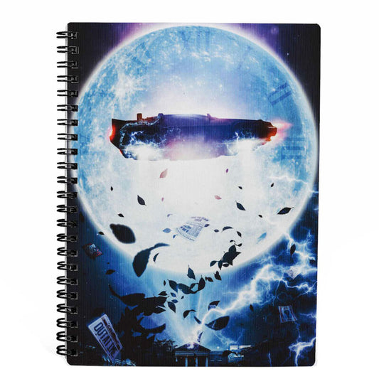 Cuaderno 3D BTTF Delorean Regreso al Futuro_0
