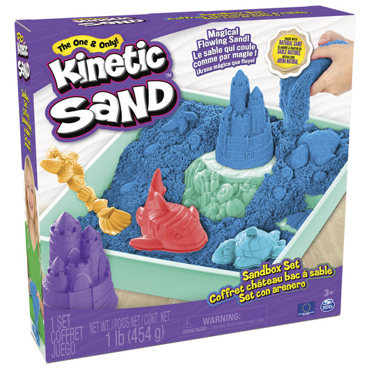 Kinetic Sand - Sandbox Set blau, Spielsand_0