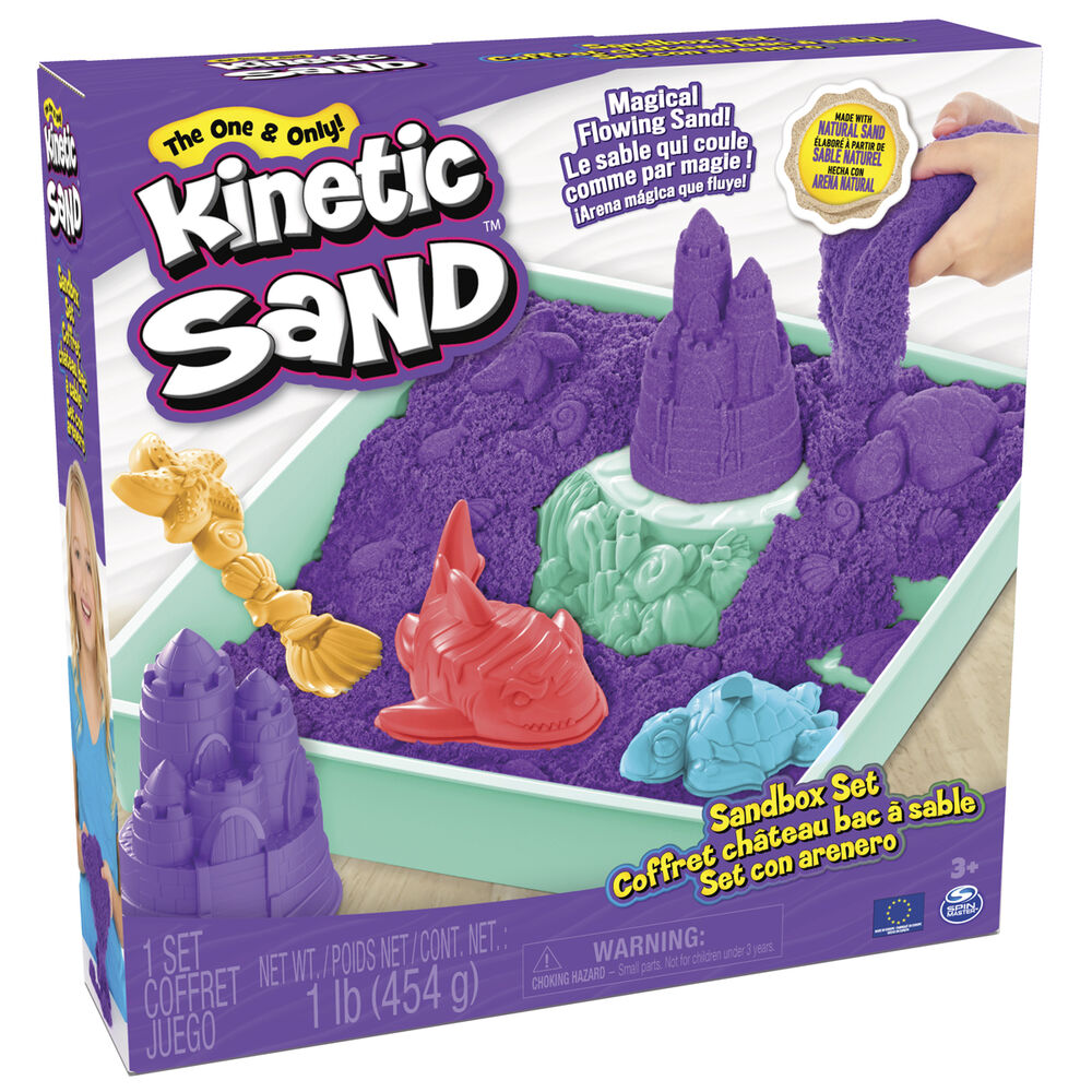 Kinetic Sand - Sandbox Set lila, Spielsand_0