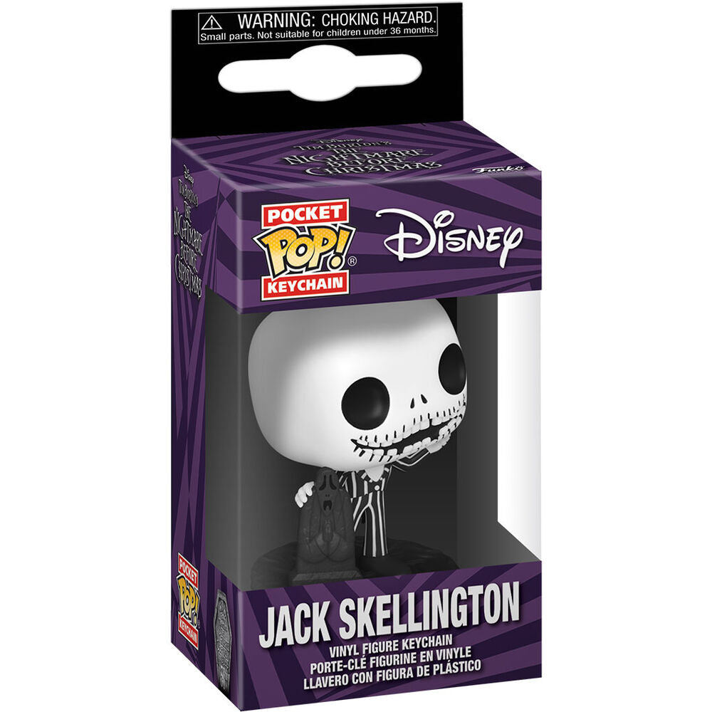 Llavero Pocket POP Disney Pesadilla Antes de Navidad 30th Anniversary Jack Skellington_0