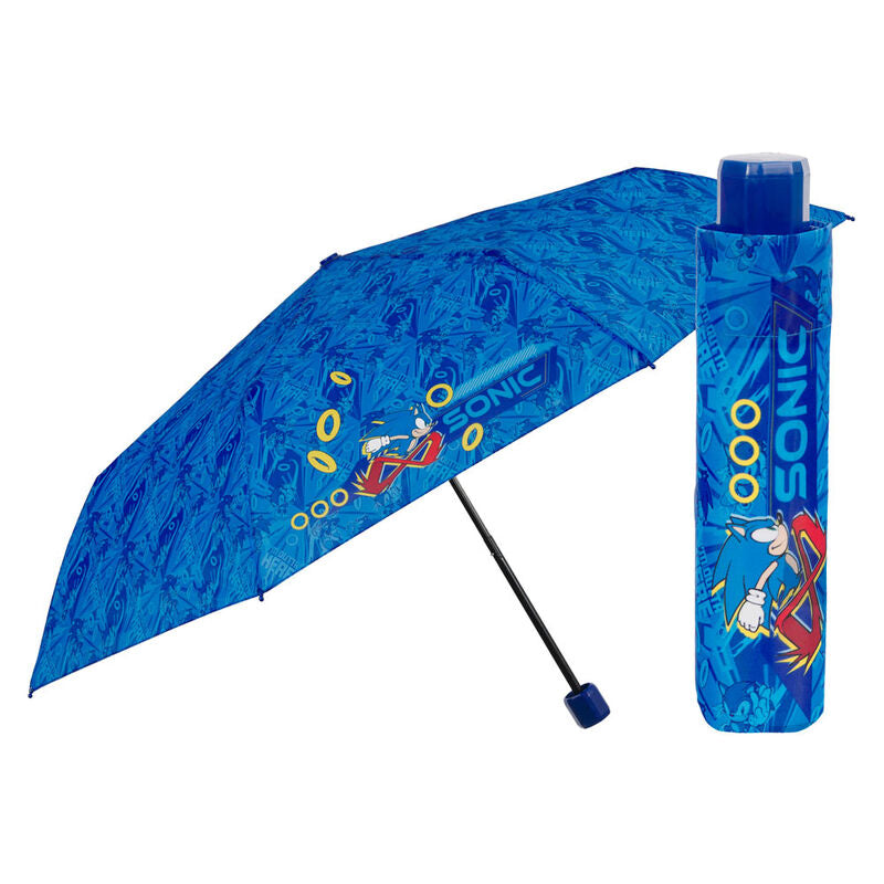 Paraguas plegable manual Sonic the Hedgehog 50cm_0