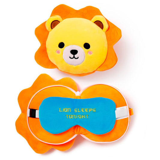 Almohada viaje antifaz Leon Adoramals Relaxeazzz_0
