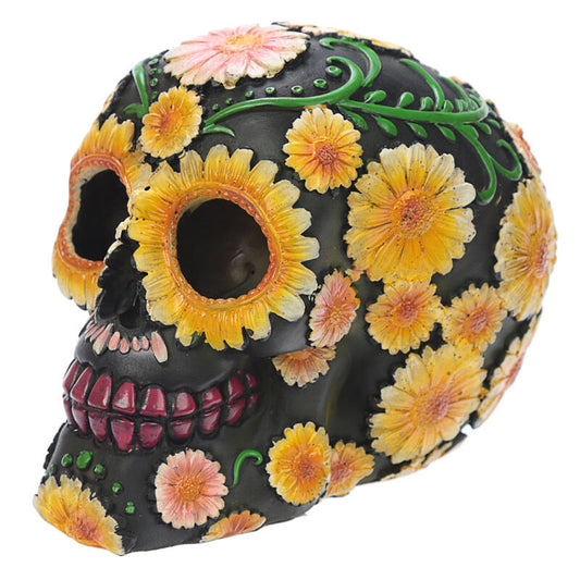Figura Calavera DÃ­a de los Muertos Margaritas 11cm_0