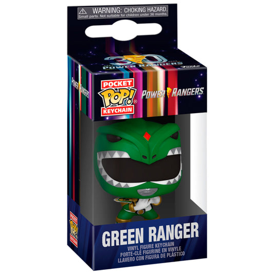 Llavero Pocket POP Power Rangers 30th Anniversary Green Ranger_0