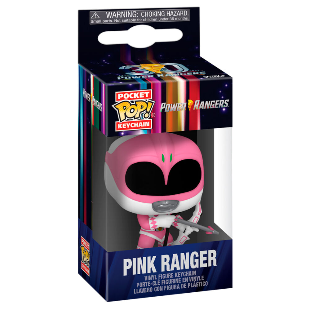 Llavero Pocket POP Power Rangers 30th Anniversary Pink Ranger_0