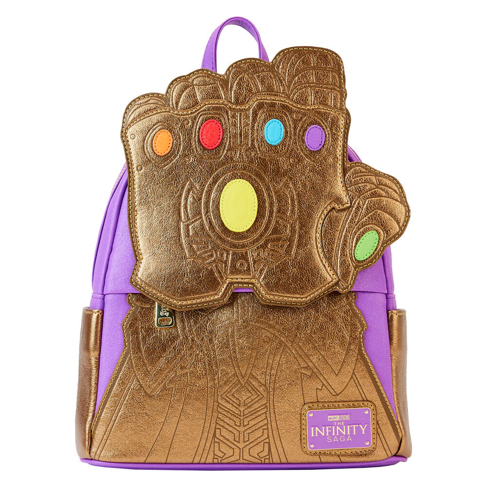 Mochila Guantelete Thanos Marvel Loungefly 26cm_0