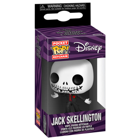 Llavero Pocket POP Disney Pesadilla Antes de Navidad 30th Anniversary Jack Skellington_0
